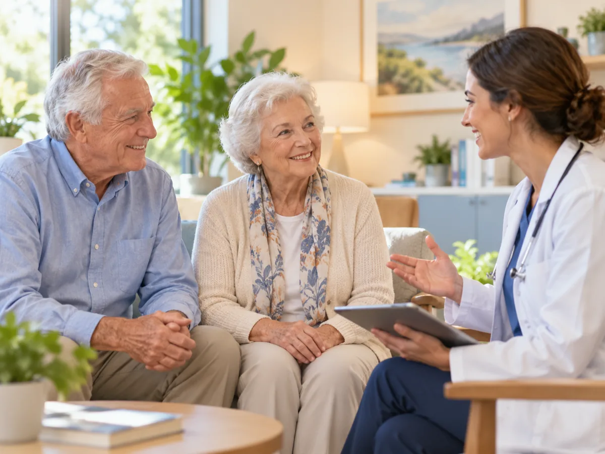 Older adults discussing care