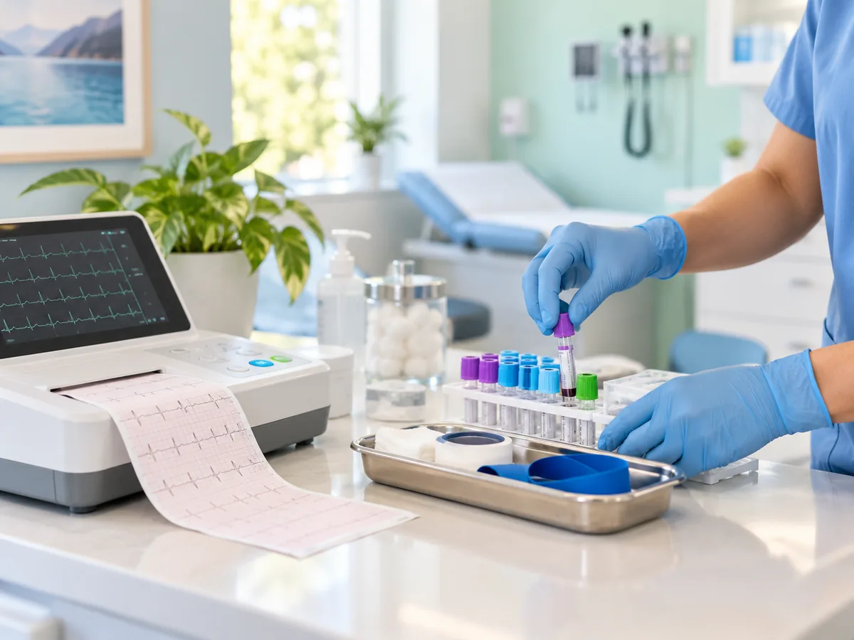 In-office medical testing